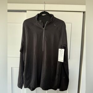 Lululemon size XL Black Quarter-Zip Pullover - NWT